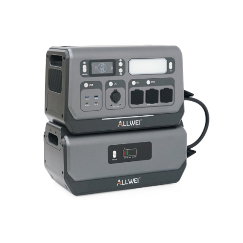 Зарядна станція ALLWEI SGR-PPS2400-2PRO+BAT, 4096 Вт·год, 2400 Вт, APP/Wi-Fi керування, швидкий заряд (1.5 h)