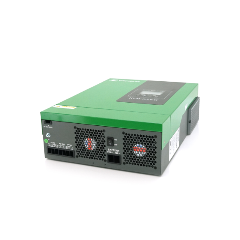 Гибридный инвертор 6,2 кВт WHC HVM-6.2KW (48В, 0-120А, 60-500В, MPPT 120А, 500 Vdc)