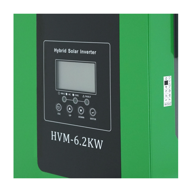 Гибридный инвертор 6,2 кВт WHC HVM-6.2KW (48В, 0-120А, 60-500В, MPPT 120А, 500 Vdc)