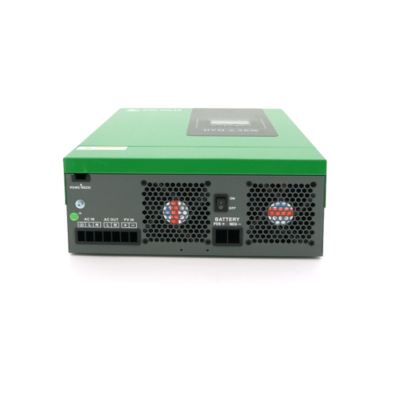 Гибридный инвертор 6,2 кВт WHC HVM-6.2KW (48В, 0-120А, 60-500В, MPPT 120А, 500 Vdc)