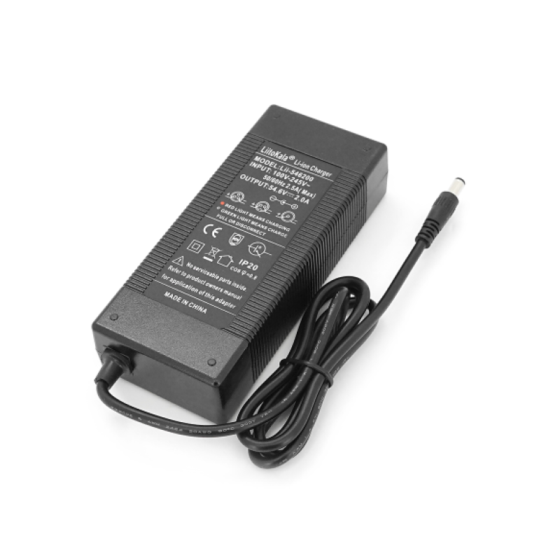 Зарядное устройство LiitoKala Lii-480200, для Li-Ion аккумуляторов 48V, 2A, роз'єм 5.5×2.1 мм, BOX