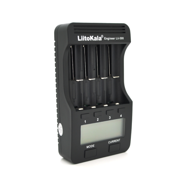 Универсальное зарядное устройство LiitoKala Lii-500, 4 канал(ов), LCD дисплей
