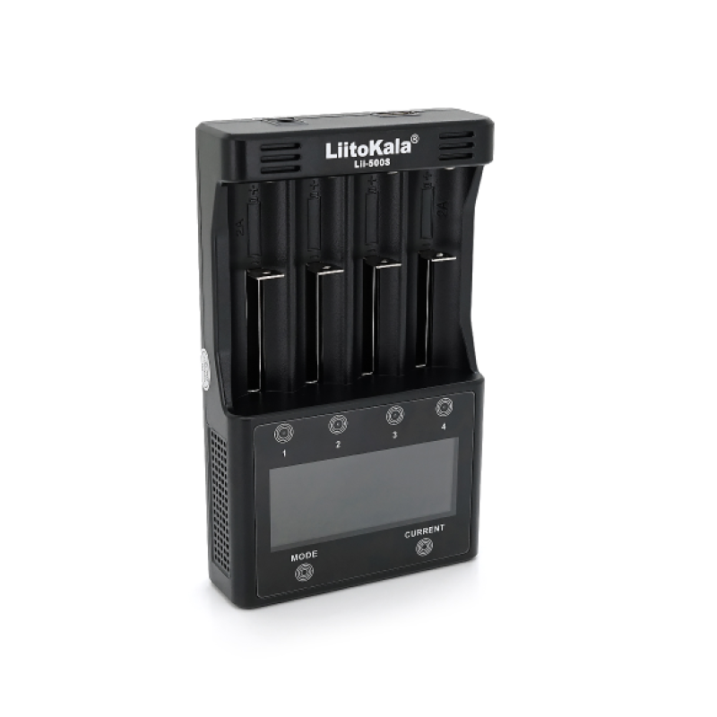 Универсальное зарядное устройство LiitoKala Lii-500S, 4 канал(ов), LCD дисплей