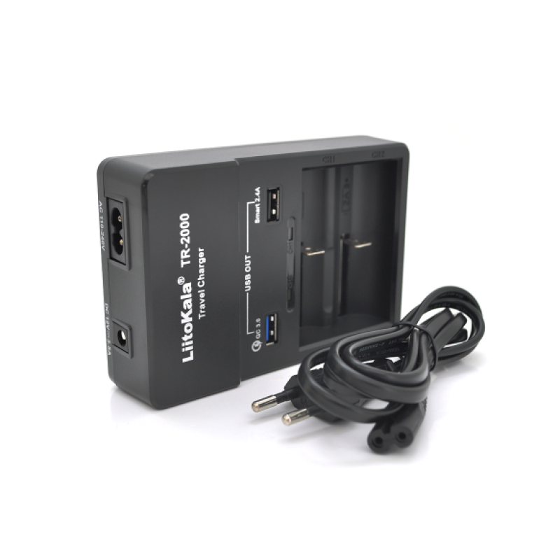 Зарядный хаб LiitoKala Lii-TR2000, USB1 QC 3.0 + USB2 5V 2.4A