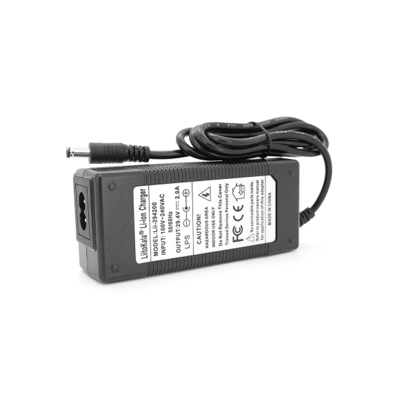 Зарядное устройство LiitoKala LiitoKala Lii-294200, для Li-Ion аккумуляторов 29,4V, 2A, роз'єм 5.5×2.1 мм, BOX