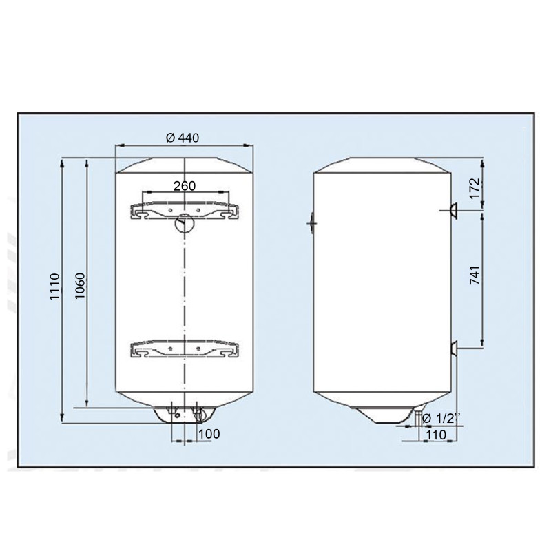 Водонагреватель LEOV LV 120 l (V 120 l)