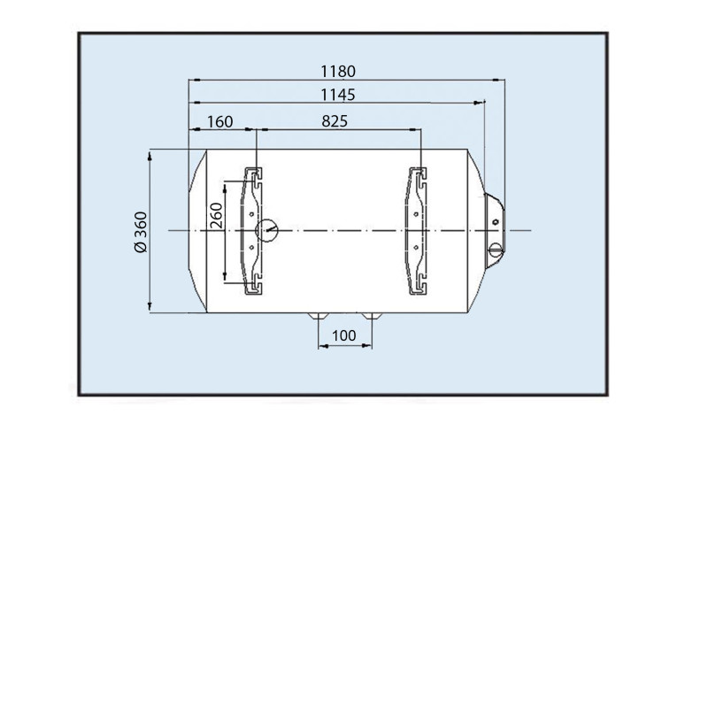 Водонагрівач LEOV LH Slim Dry 80 l горизонтальний сухий тен (80L Slim D H)