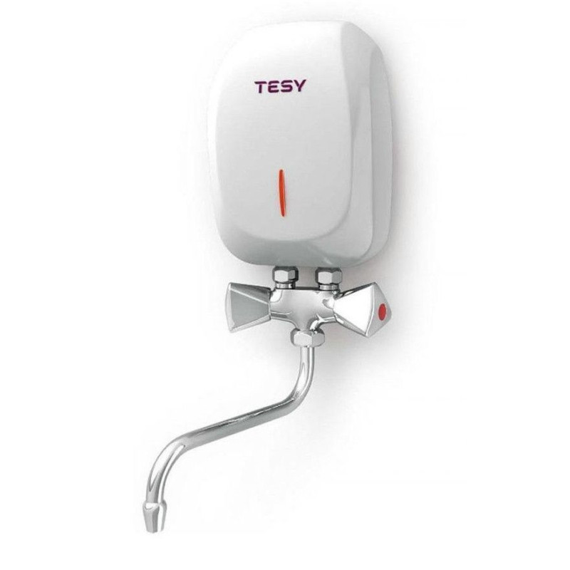Проточний електричний водонагрівач TESY IWH 50 X02 KI з краном