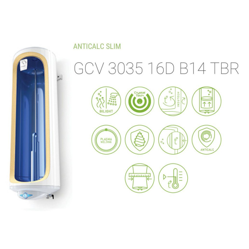 Бойлер Tesy Anticalc Slim GCV 303516D B14 TBRC (304845)