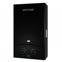 Газова колонка MIXXUS GWH-0210 BASIC BLACK 10 л/хв, димохідна