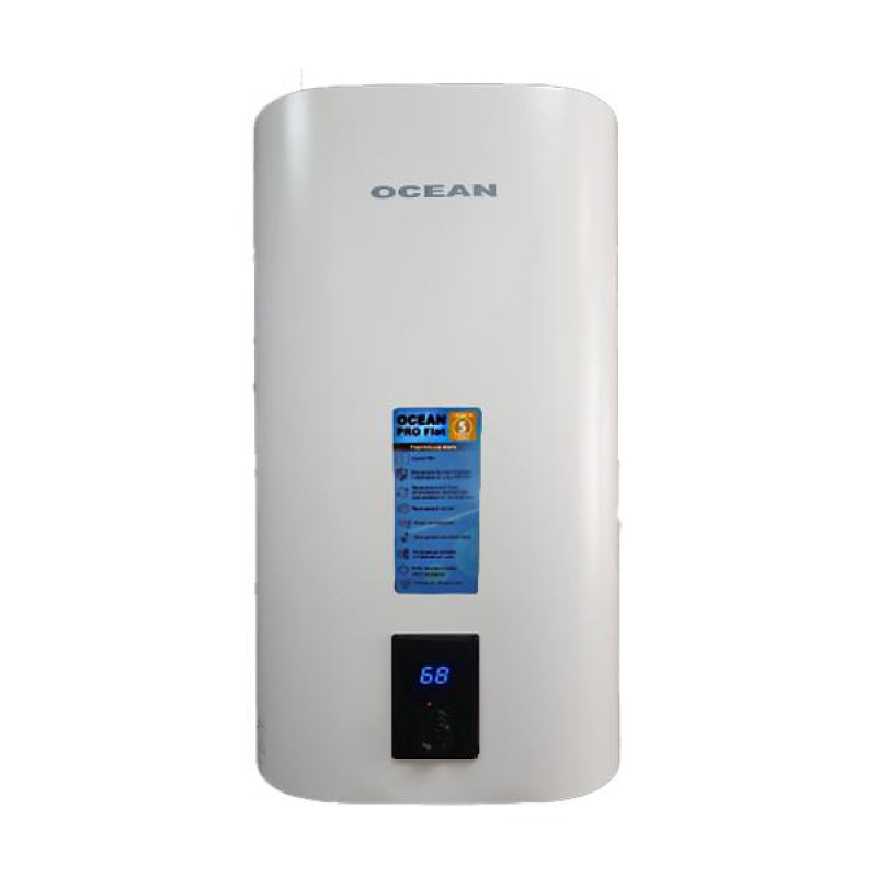 Бойлер OCEAN FLAT 100 нержавеющий бак сухой тен