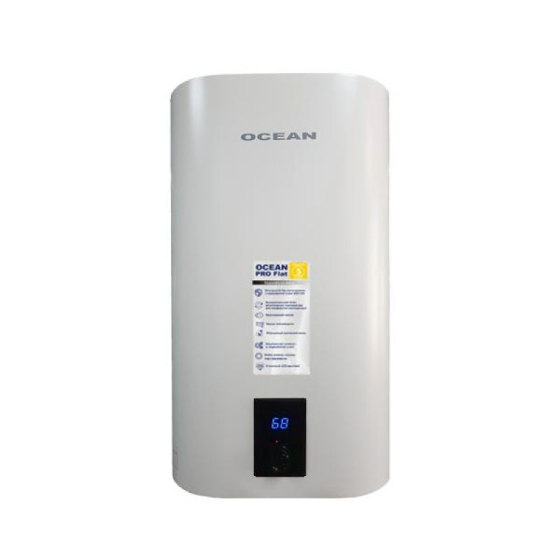 Бойлер OCEAN FLAT 100 нержавіючий бак мокрий тен