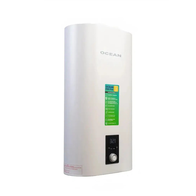 Бойлер OCEAN FLAT 50л 2,0 кВт емальований бак сухий ТЕН