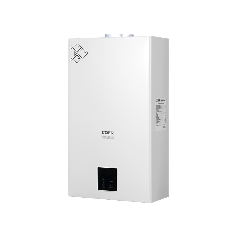 Газовая колонка KOER KWH.G0210 WHITE 10 л/мин, дымоходная с модуляцией, белый 