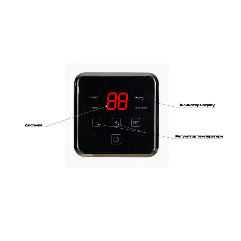 Бойлер Mixxus EWH-15050 CUBE DRY 50л, 2,0kW, сухой тен.