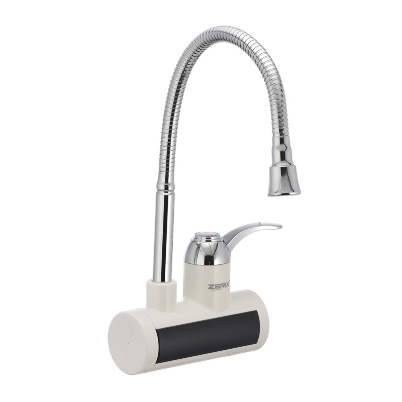 Проточний водонагрівач ZERIX ELW21-EFW 3,3 kW, з індикатором температури, настінний 