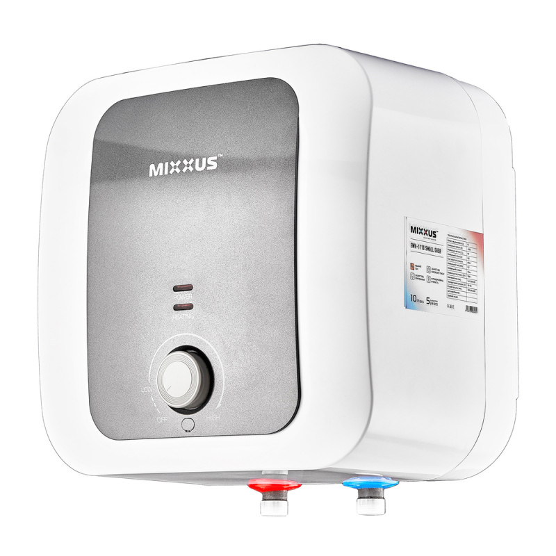 Бойлер MIXXUS EWH-1110 SMALL OVER 10л, 1,5kW мокрый тен. над мойкой 