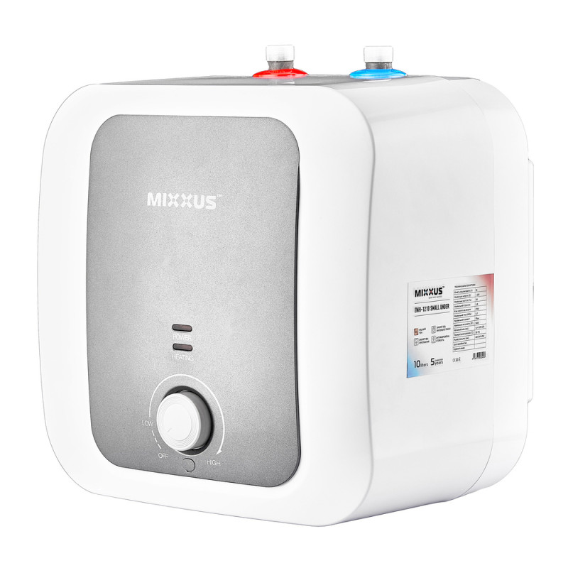 Бойлер MIXXUS EWH-1210 SMALL UNDER 10 л, 1,5 kW під мийку, мокрий тен 