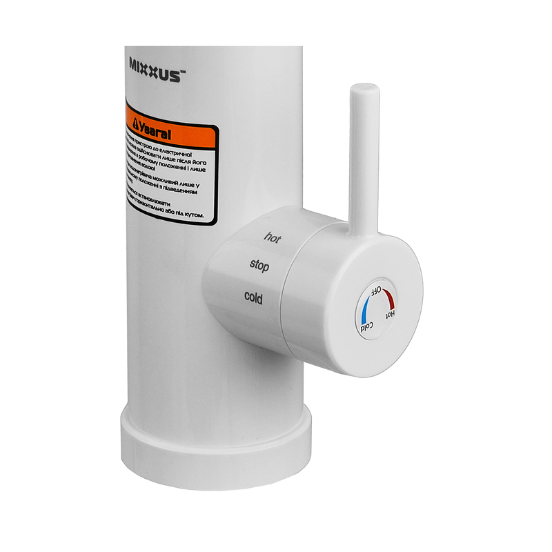 Проточний водонагрівач MIXXUS Electra 150-E 3,3 kW з індикатором температури 
