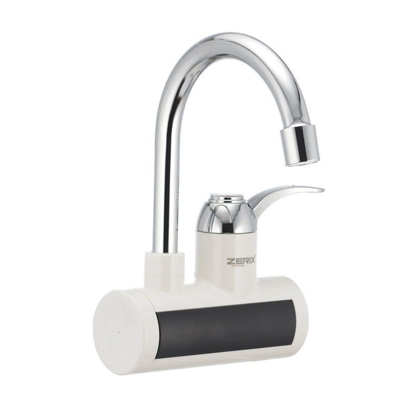 Проточный водонагреватель ZERIX ELW21-EW 3,3 kW, с индикатором температуры, настенный 