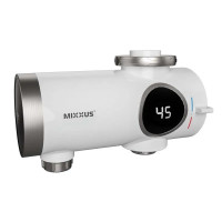 Проточный водонагреватель MIXXUS Electra 770-E 3,3 kW с индикатором температуры, креплением на излив