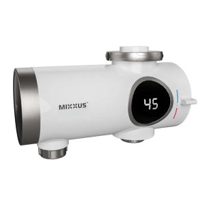 Проточний водонагрівач MIXXUS Electra 770-E 3,3 kW з індикатором температури, кріпленням на вилив  