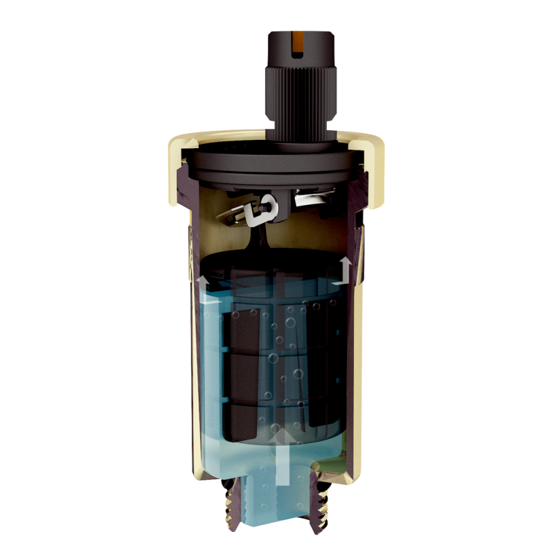 Автоматичний розповітрювач Afriso PrimoVent G3/8" з Aquastop (7771010)