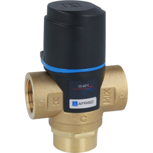 Термостатичний змішувальний клапан AFRISO ATM331 DN20, Rp 3/4", 20-43C, Kvs 1,6м3/г (1233110)