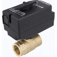 AFRISO 2х ходовий кульовий клапан н/с, DN15, Rp1/2", kvs20 з приводом BEV 230 B, 9021100