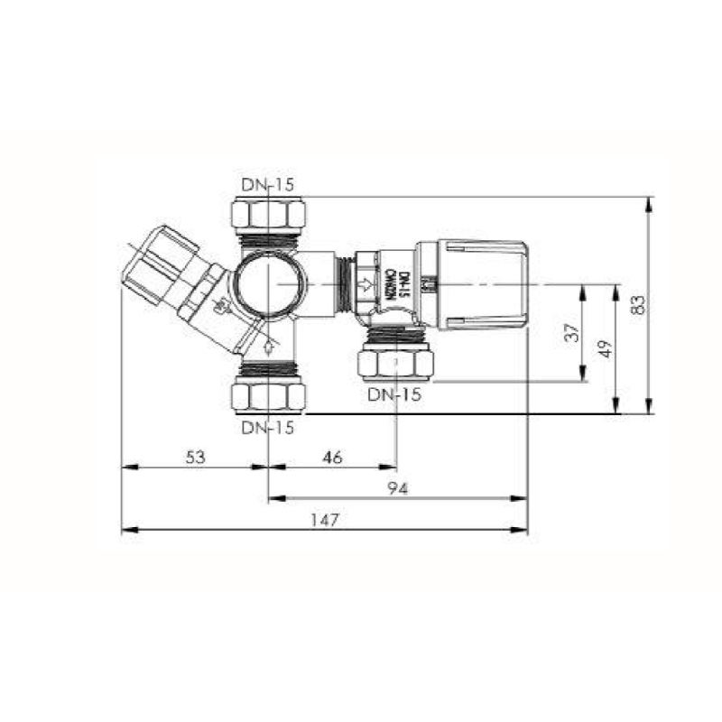 Группа  безопасности к бойлеру Afriso 77988 BFK 12/10 10бар.