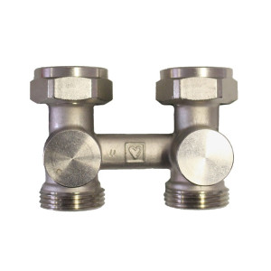 Кран нижнего подключения прямой Herz 3000-RL-1 3/4"