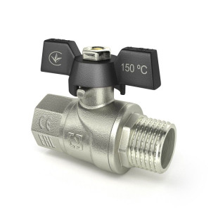 Кран кульовий НР-ВР RAFTEC BLACK 3/4" DRB21