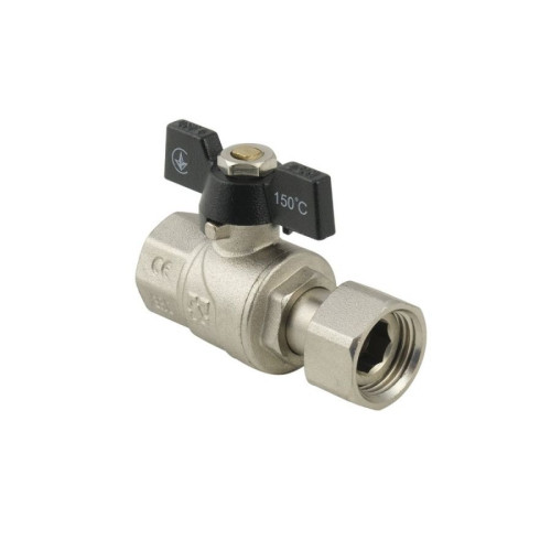 Кран с накидной гайкой Raftec Black 1/2"