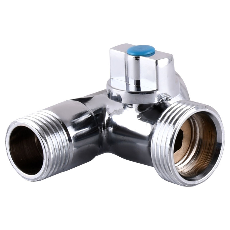 Кран кульовий SOLOMON A7053 1/2″х3/4″х1/2″ для пральної машини 