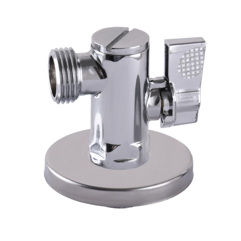 Кран кульовий SOLOMON А7041(7043) 1/2″x1/2″ кутовий з фільтром 