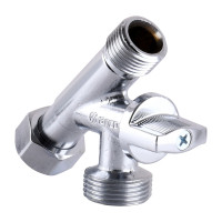 Кран кульовий  ARCO CONECTA 280020 1/2″х1/2″х3/4″ з притискною гайкою