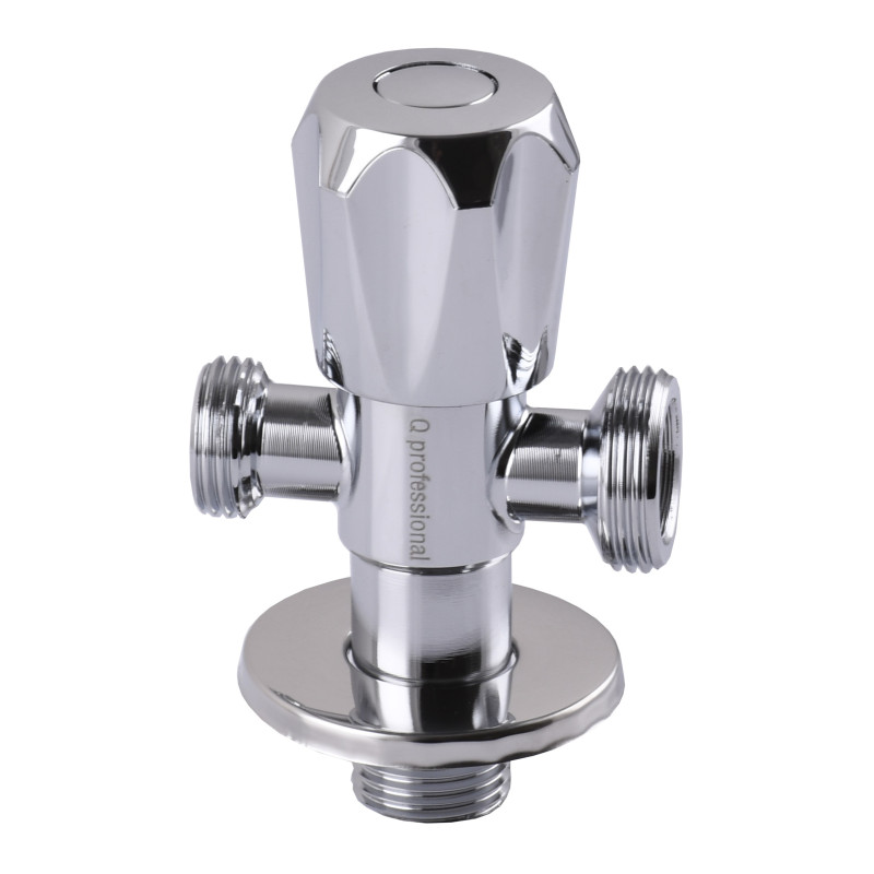 Кран вентильный Quality Professional NV-QP555 1/2”X1/2”X3/4” угловой
