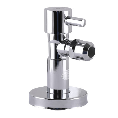 Кран полувращающийся SOLOMON Lazer 7076 1/2"х 3/8" угловой с цангой