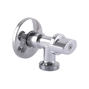 Кран кульовий ARCO 728MN L85MAC 1/2″х 3/4″ кутовий, металева ручка   