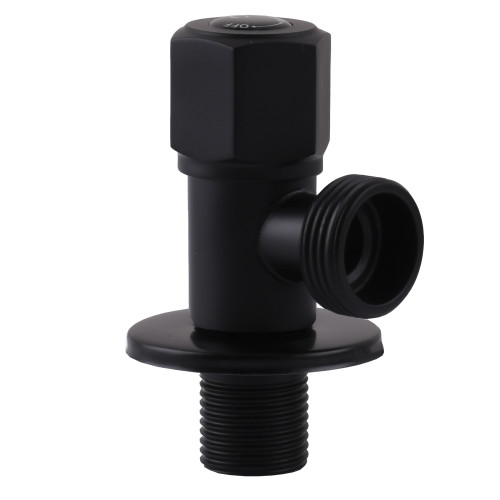 Кран кульовий Quality Professional NV-QP888 BLACK 1/2″X3/4″ кутовий 