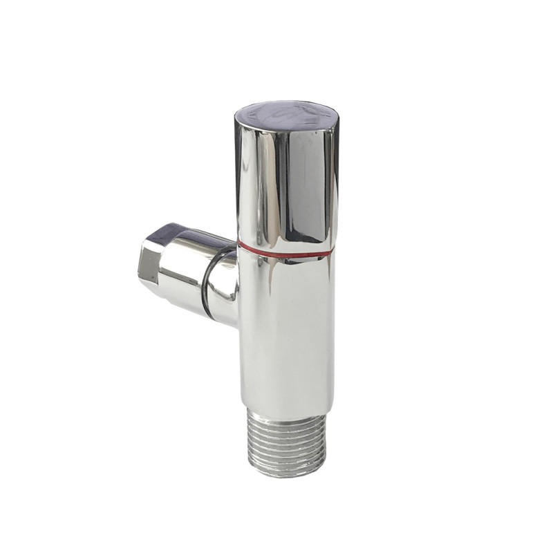 Кран напівобертовий SOLOMON 9082 1/2″x3/8″ кутовий з цангою  