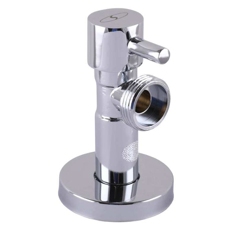 Кран напівобертовий SOLOMON Lazer 7076 1/2″х3/4″ кутовий  