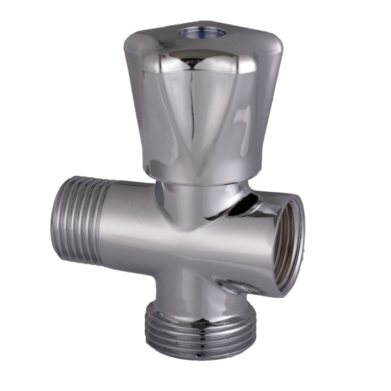 Кран вентильный SOLOMON А7260 1/2"х3/4"х1/2" для стиральной машины