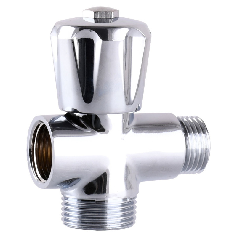 Кран вентильный SOLOMON А7260 1/2"х3/4"х1/2" для стиральной машины