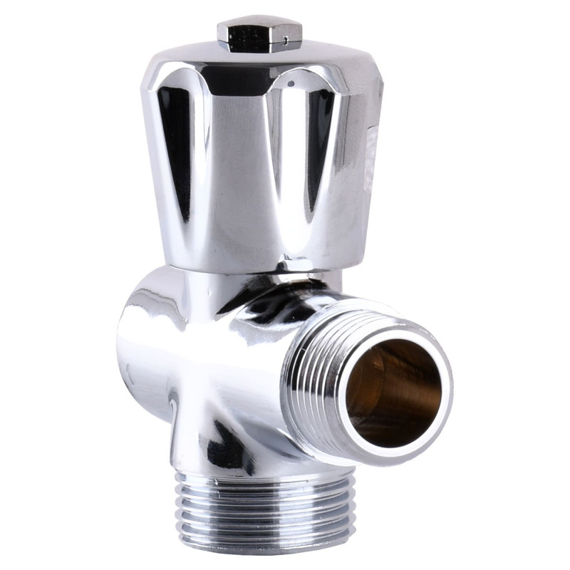 Кран вентильный SOLOMON А7260 1/2"х3/4"х1/2" для стиральной машины