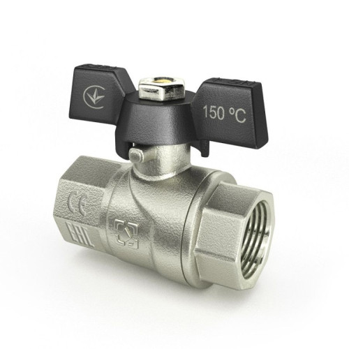 Кран кульовий ВР-ВР RAFTEC BLACK 3/4" DRB2