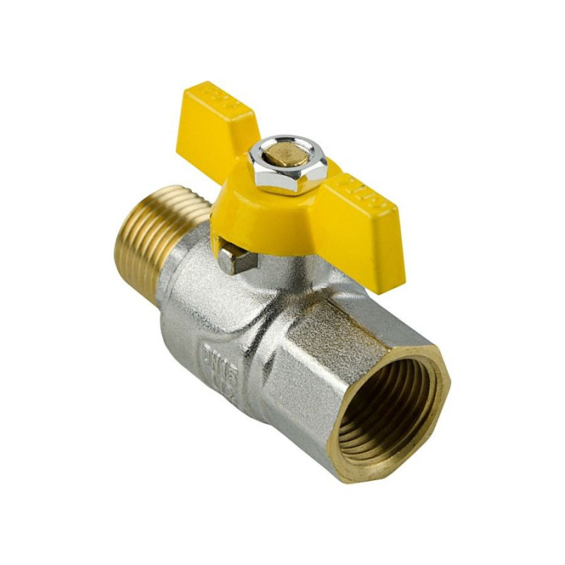 Кран кульовий ВР-ВР RAFTEC YELLOW 1/2" GRB11