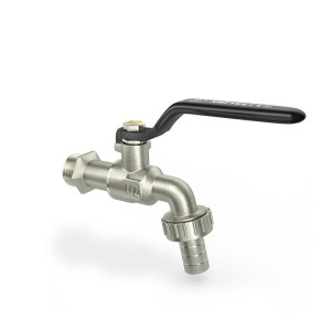 Кран поливочный шаровый RAFTEC BLACK KP01 (1/2")