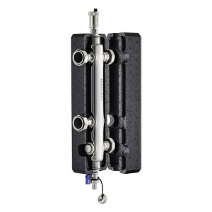 Гидрострелка KOER KR.S1033 2"/2" 1-1/4"НР SUS304 (с воздухоотводчиком и дренажным краном) 