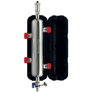 Гідрострілка Koer KR.S1031 2/2'' 1"НР SUS304  (з повітровідвідником і дренажним краном) 